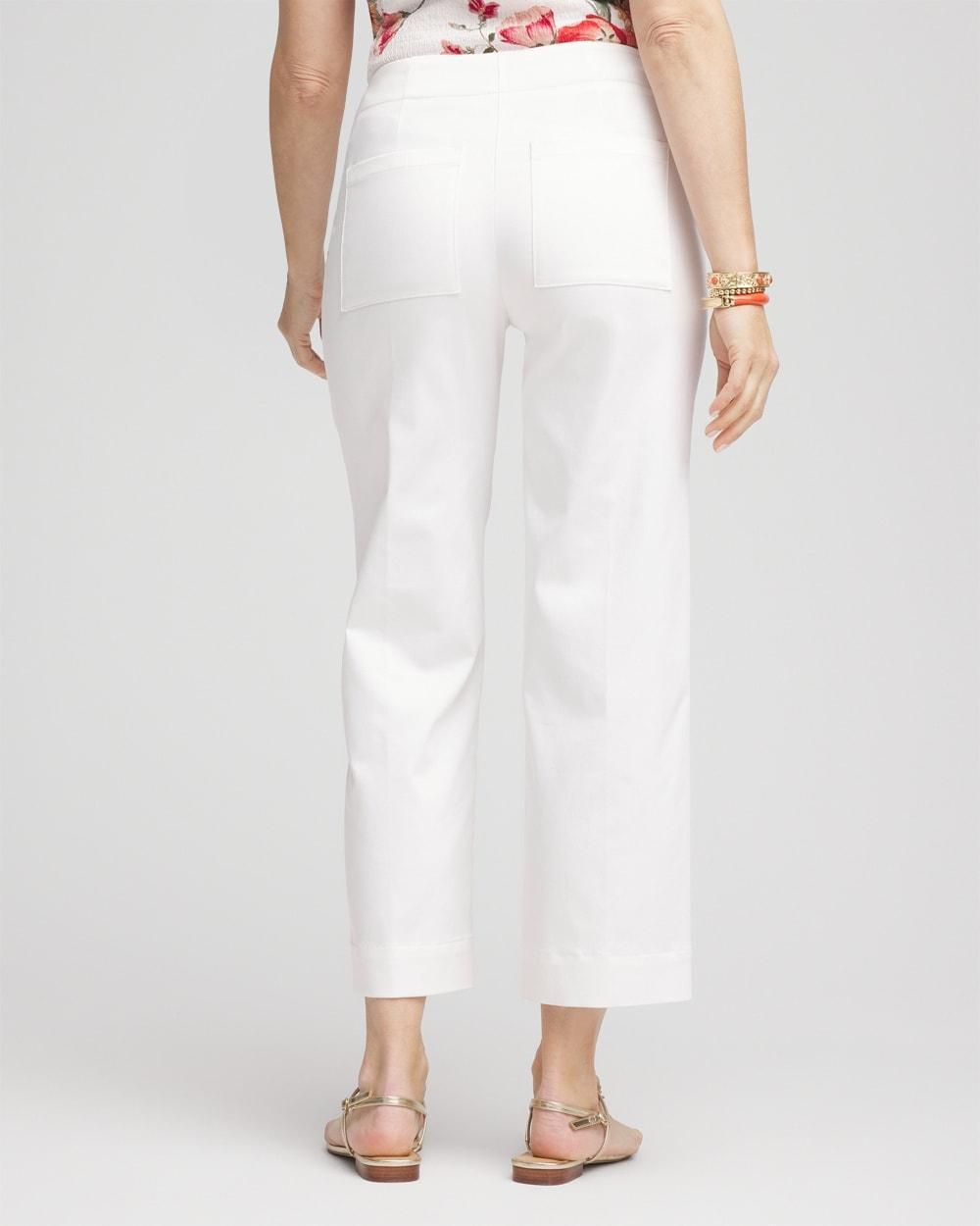 Brigitte™ Cutout Pull-On Cropped Pants Product Image