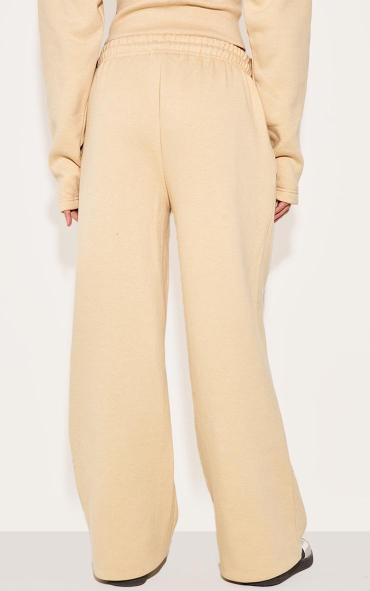 Latte Seam Detail Wide Leg Sweatpants Product Image