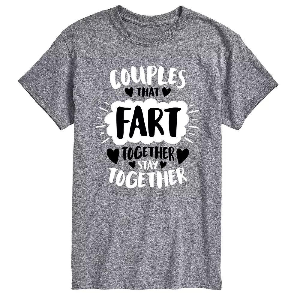 Mens Couples That Fart Together Stay Together Tee Product Image