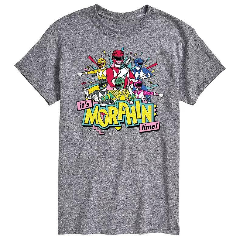 Big & Tall Power Rangers Morphin Time Group Graphic Tee, Mens Product Image