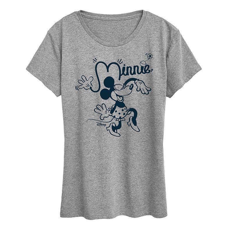 Disneys Minnie Mouse Fun Graphic Tee, Womens Product Image