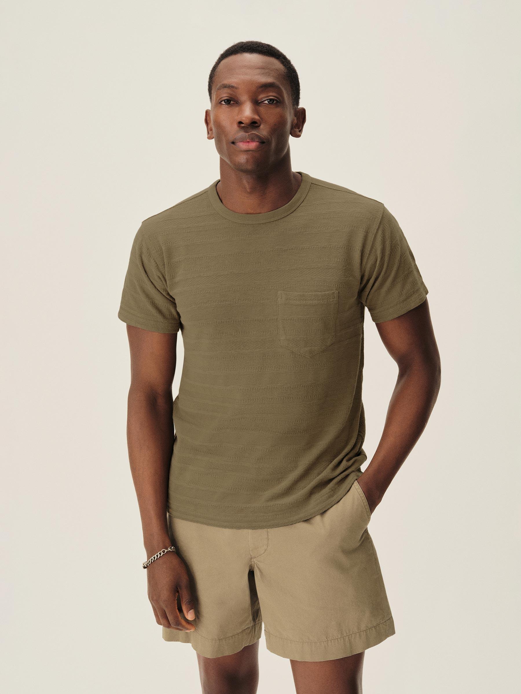 Cypress Vintage Jacquard Pocket Tee Product Image