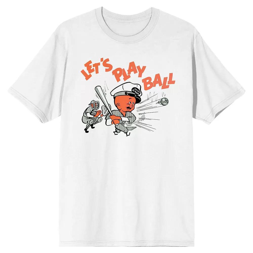 Men's Dr. Pepper Lets Play Ball Tee, Size: XXL, White Product Image