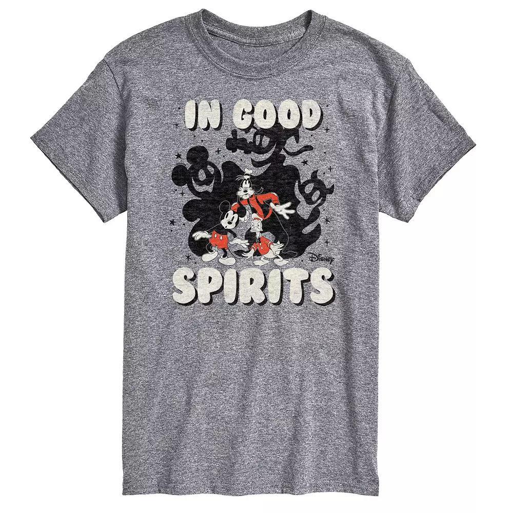 Disneys Mickey Mouse & Friends Big & Tall In Good Spirits Graphic Tee, Mens Product Image