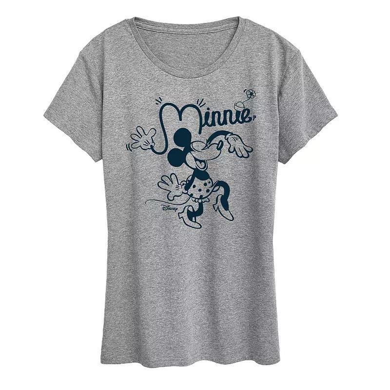 Disneys Minnie Mouse Fun Graphic Tee, Womens Product Image