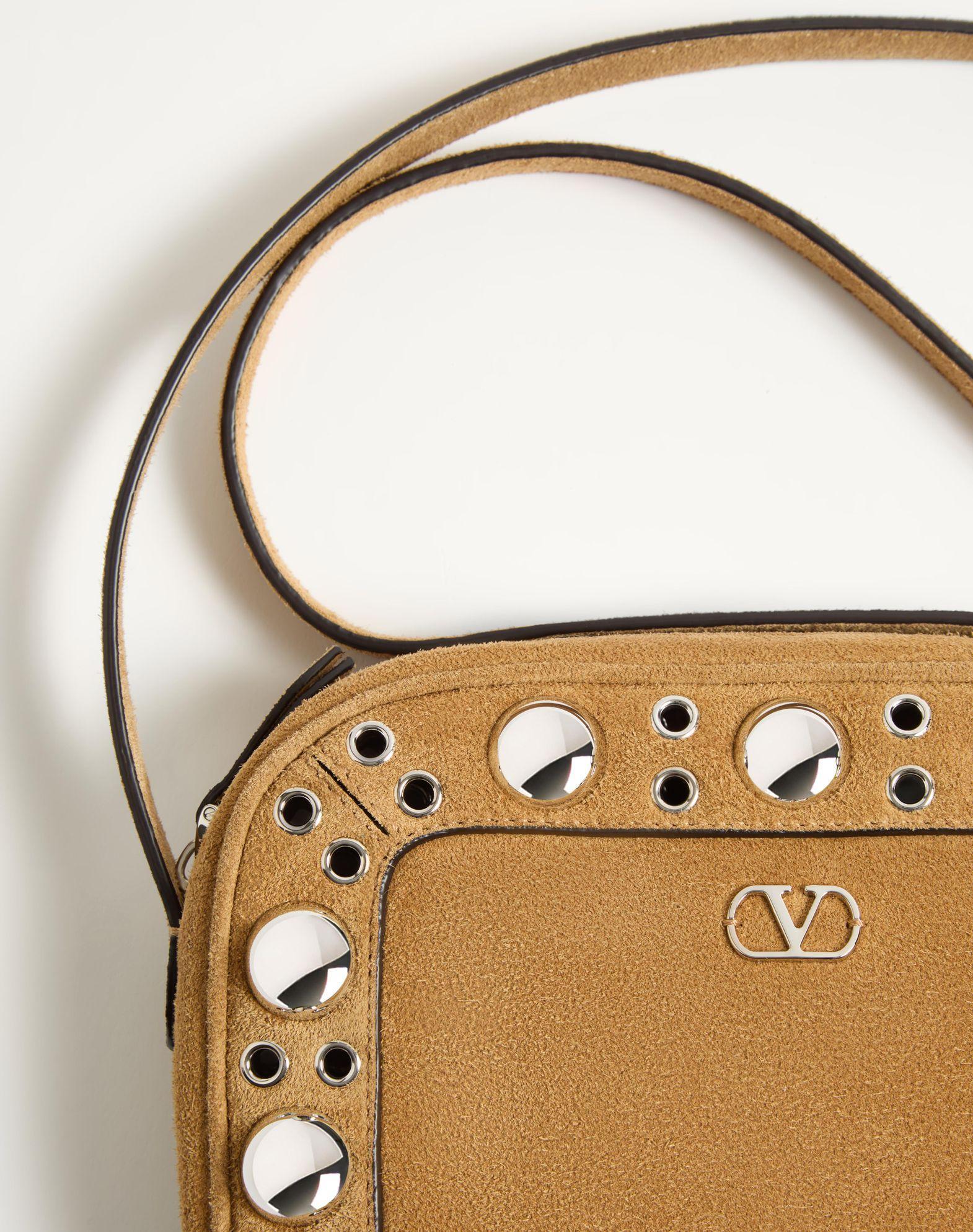 Valentino Garavani Nellcôte Suede Shoulder Bag Product Image