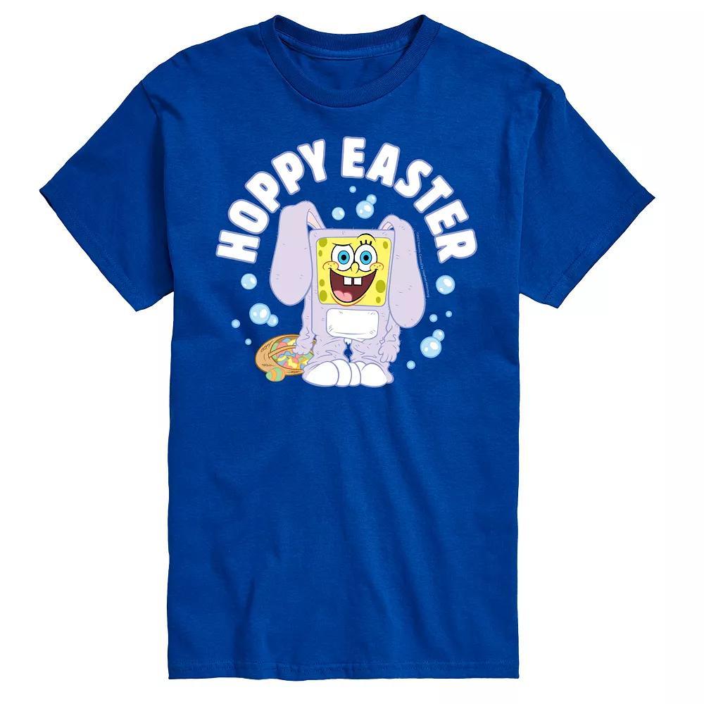 Big & Tall Nickelodeon Spongebob Squarepants Hoppy Easter Graphic Tee, Mens Product Image
