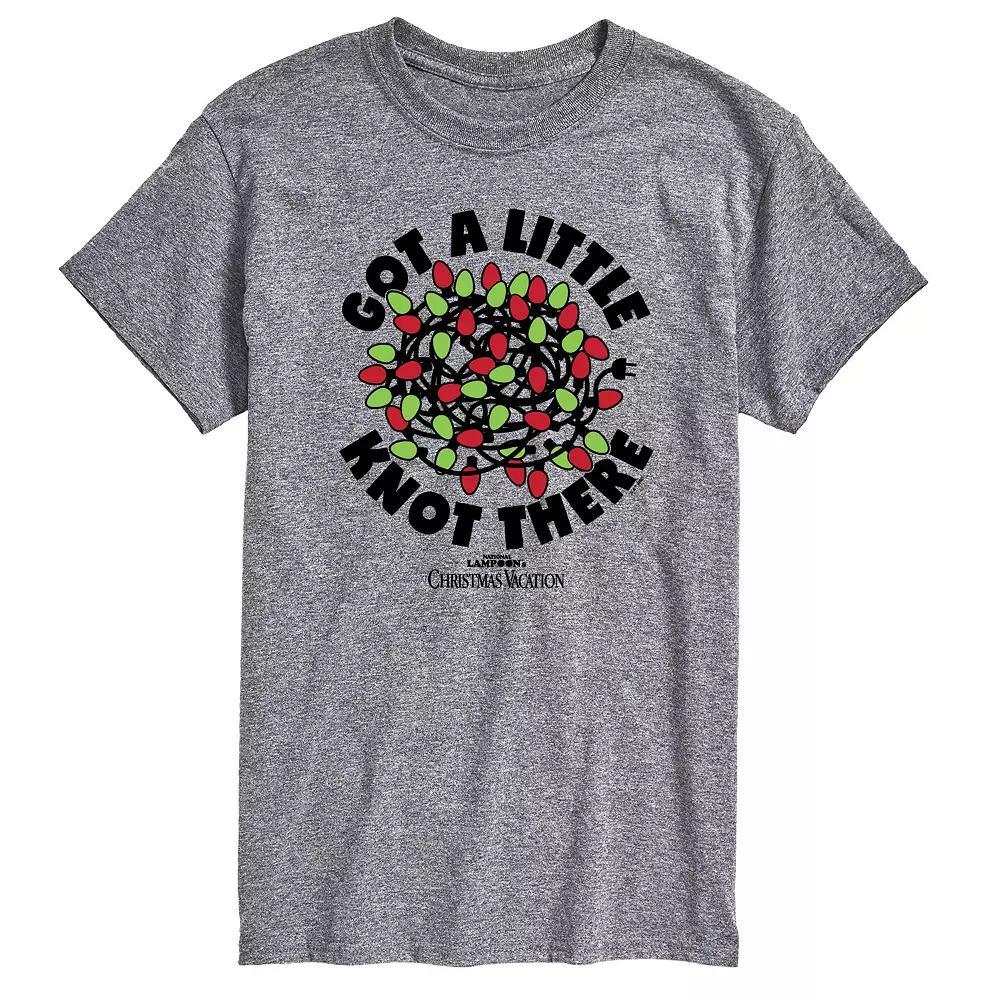 Mens Christmas Vacation A Little Knot Graphic Tee Grey Gray Product Image
