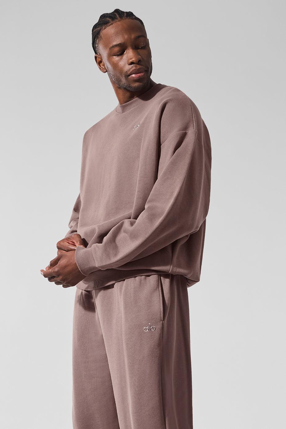 Accolade Crew Neck Pullover - Mushroom Product Image