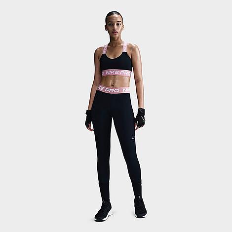 Women's Nike Pro Mid-Rise Mesh-Paneled Leggings Product Image