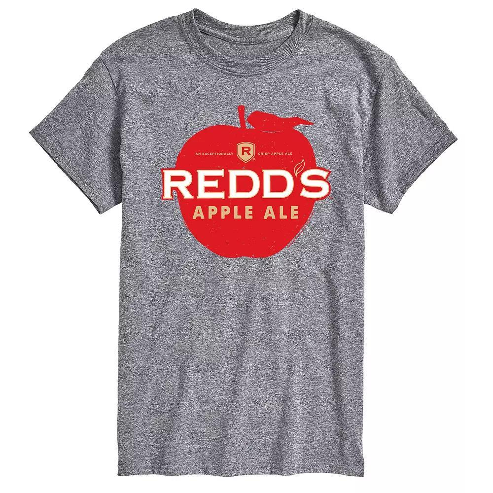 Mens Redds Apple Ale Logo Graphic Tee Grey Gray Product Image