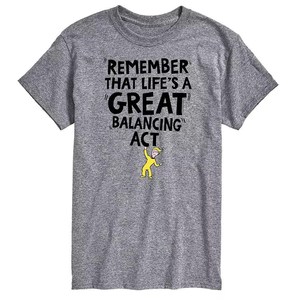 Big & Tall Dr. Seuss Balancing Act Tee, Mens Product Image