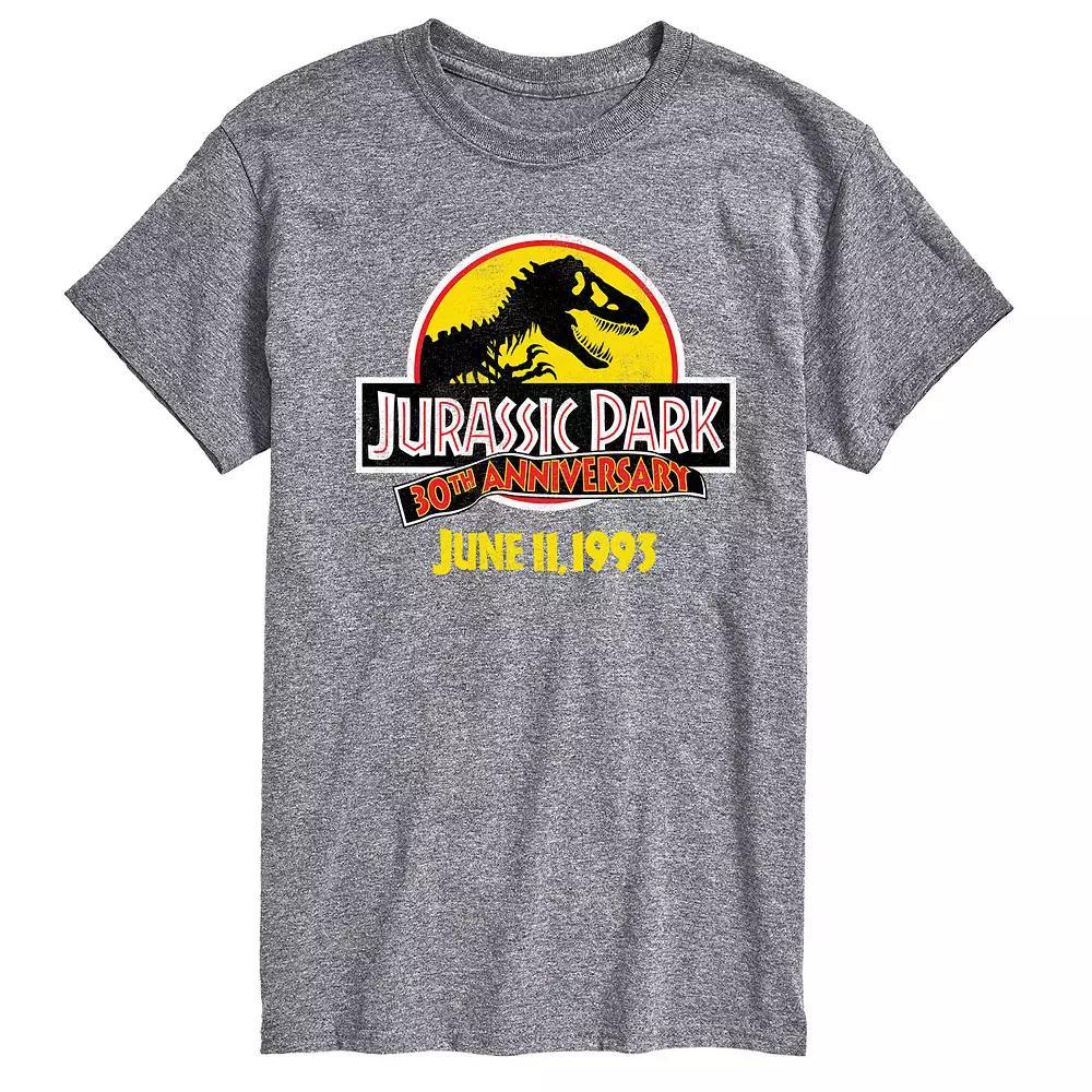 Men's Jurassic World Jurassic Park 30th Logo Graphic Tee, Size: XL, Black Product Image