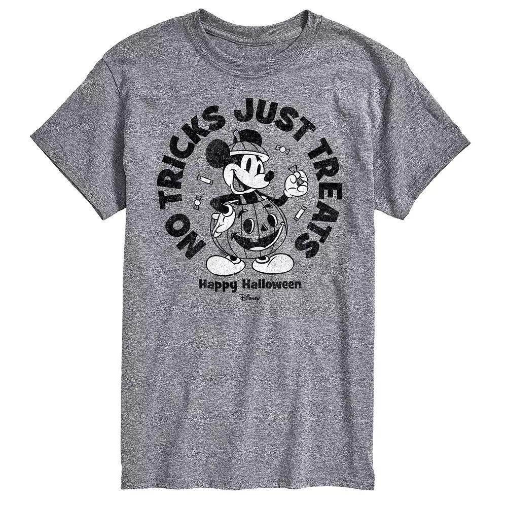 Disney's Mickey Mouse Men's No Tricks Just Treats Graphic Tee, Size: XL, Gray Product Image