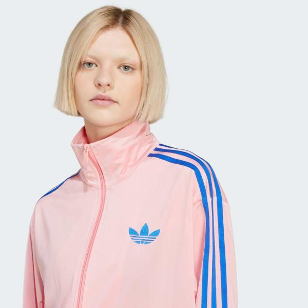 adidas Adicolor Classic Firebird Loose Track Top Black M Womens Product Image