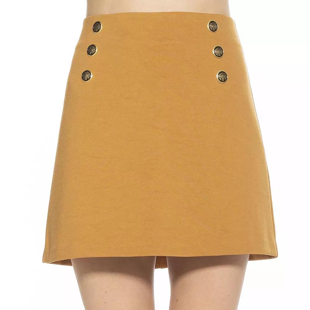 Women's ALEXIA ADMOR Nayra Classic Mini Skirt, Size: 12, Black Product Image