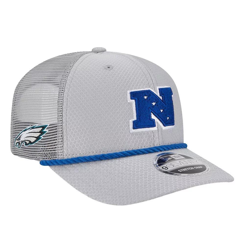 Men's New Era  Gray Philadelphia Eagles 2025 Pro Bowl 9SEVENTY Stretch-Snap Hat, Grey Product Image
