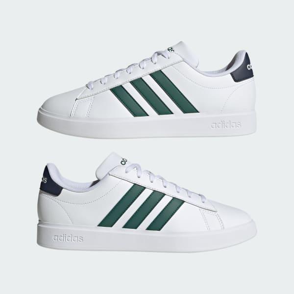 adidas Grand Court Shoes Halo Silver 13 Mens Product Image