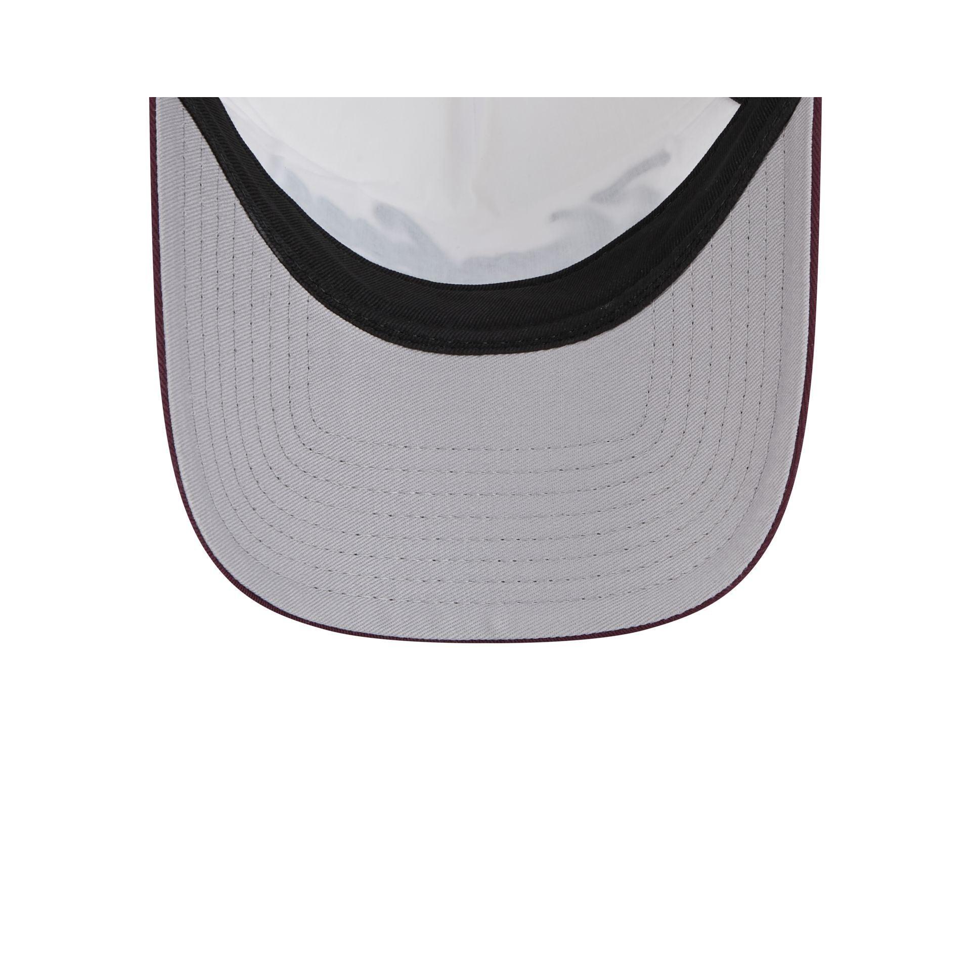 New York Yankees Optic White 9FORTY A-Frame Snapback Hat Male Product Image
