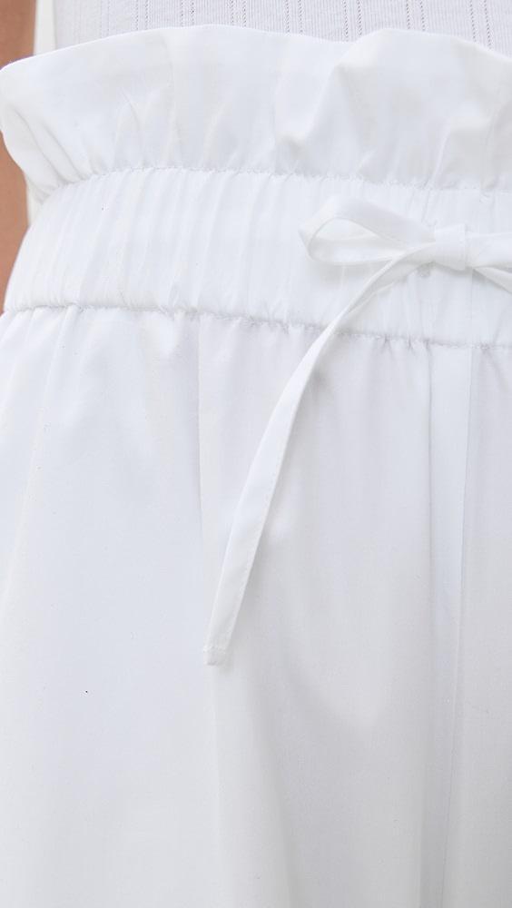 Simone Rocha Elasticated Ruffle Waist Cropped Trousers with Trim | Shopbop Product Image