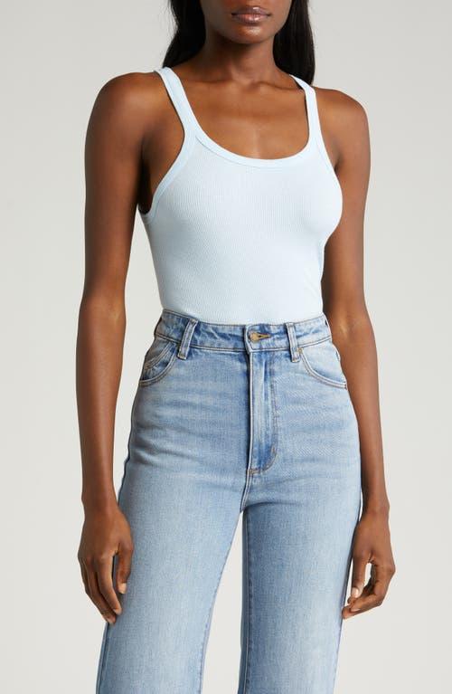 Re/Done Ribbed Cotton Tank Top Product Image