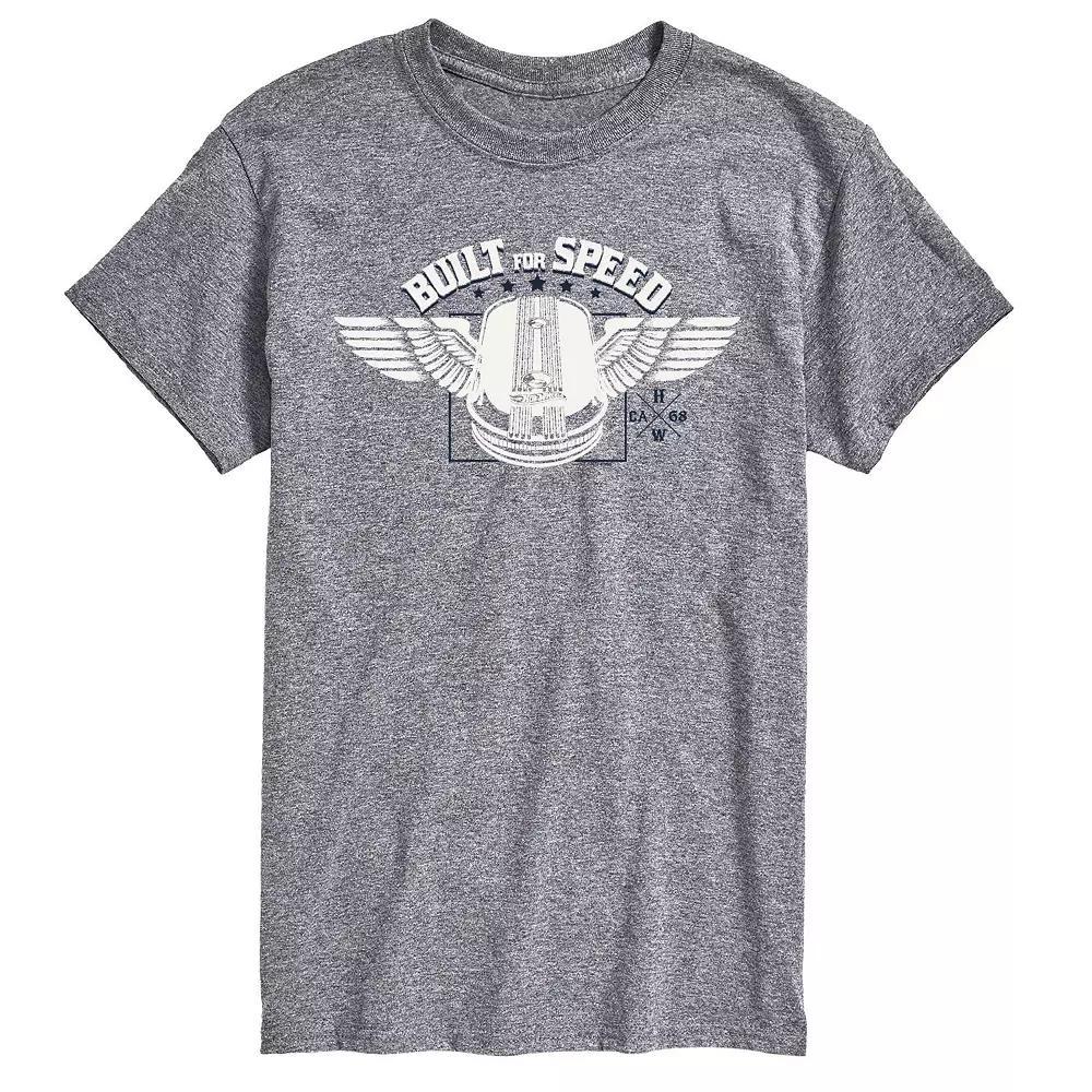 Big & Tall Hot Wheels Built For Speed Graphic Tee, Mens Product Image