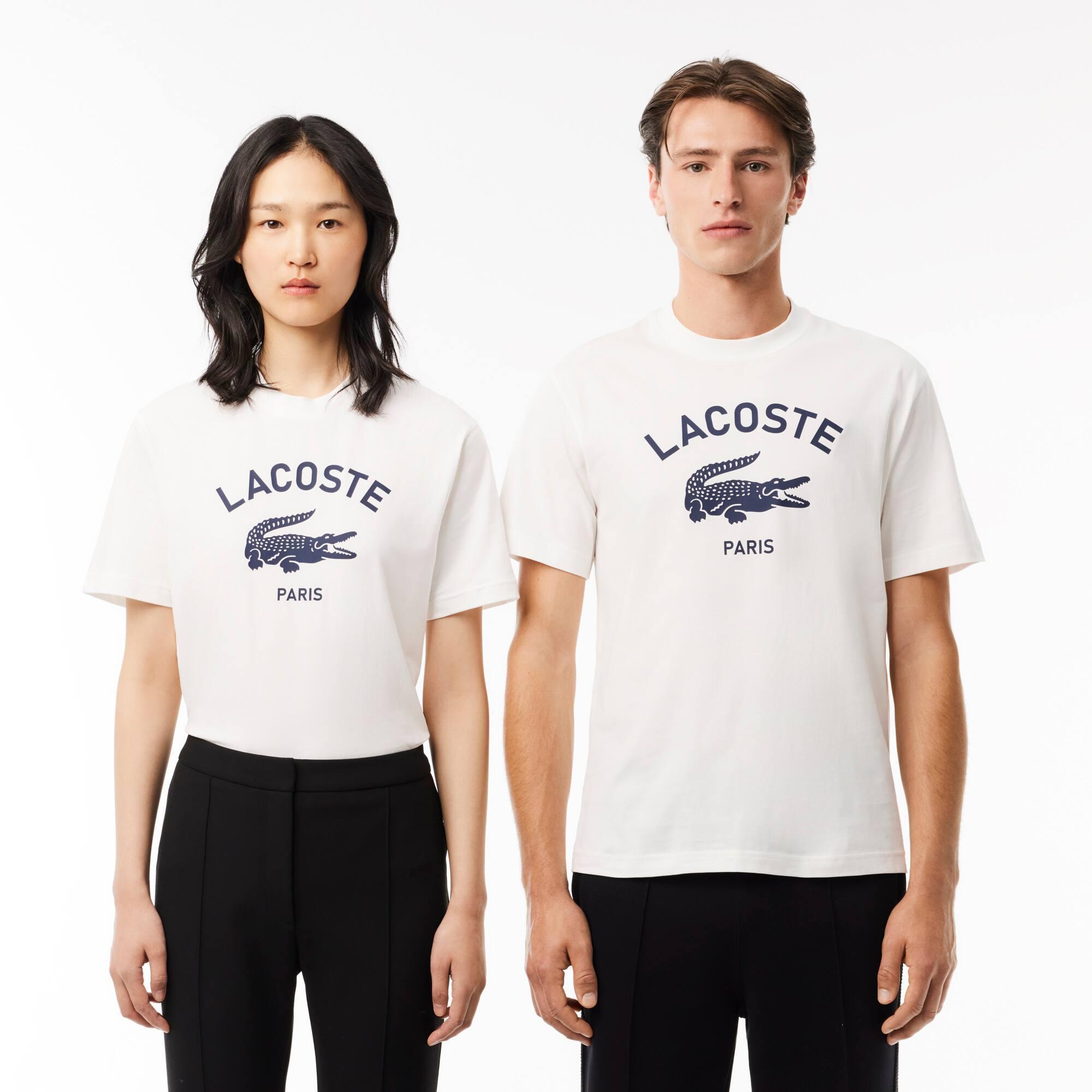 Unisex Signature Print Cotton T-Shirt Product Image