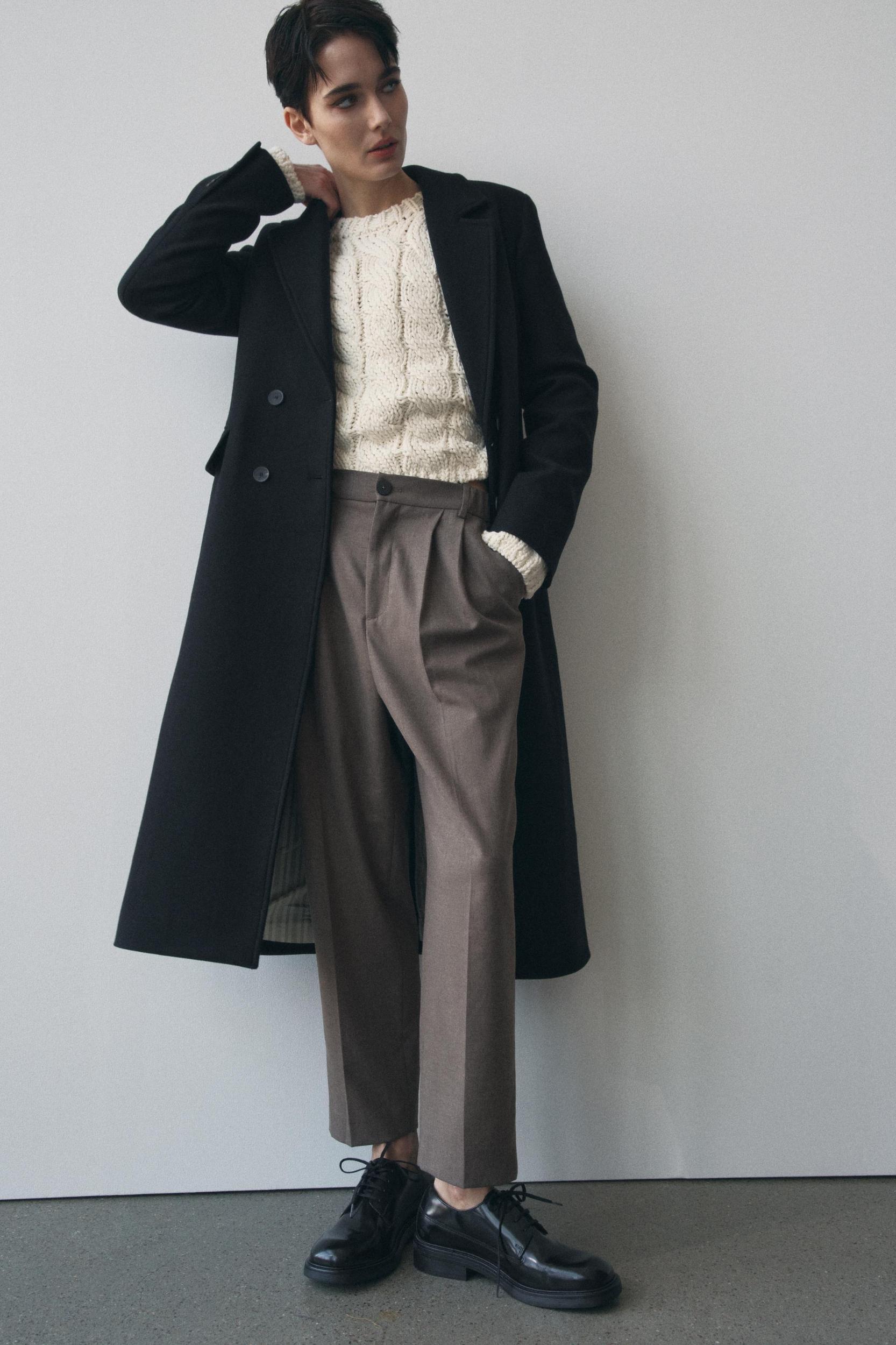 ANKLE PANTS WITH DARTS ZW COLLECTION Product Image
