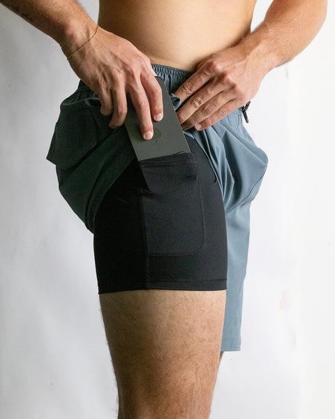Wright Lined Short - Gold Product Image