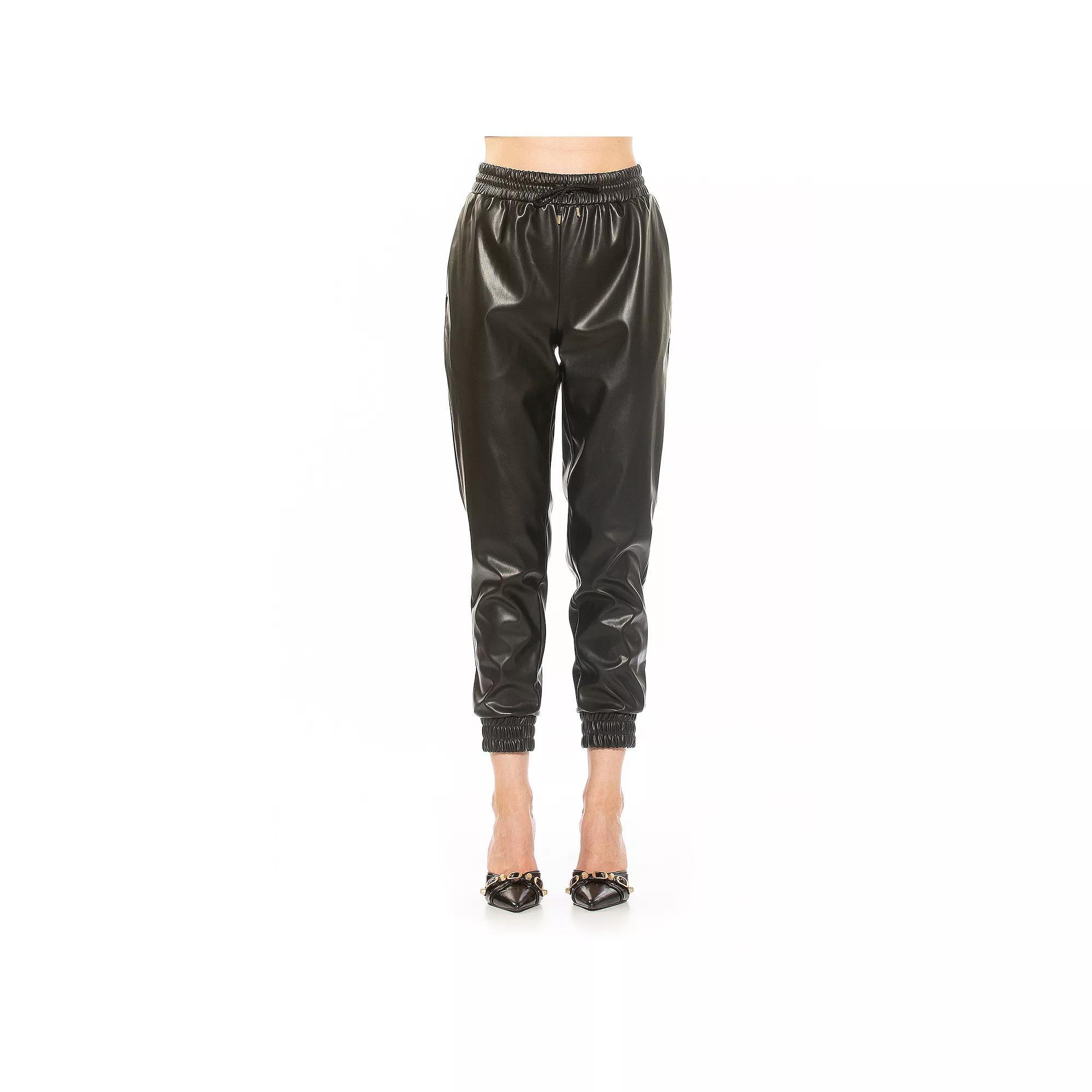 Women's ALEXIA ADMOR Axel Jogger Pants, Size: XL, Black Product Image