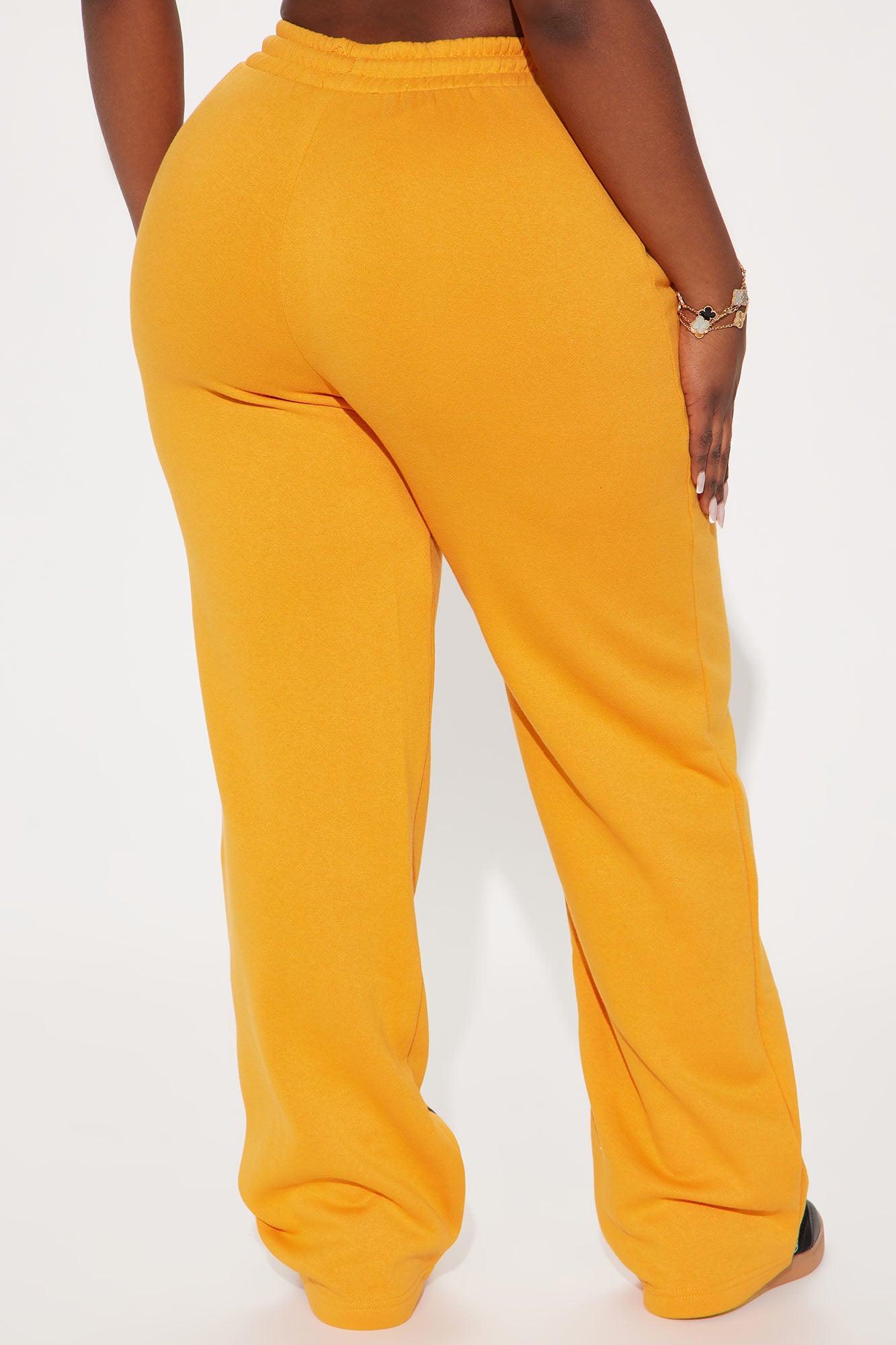 Von Dutch Wide Leg Pant - Orange Product Image
