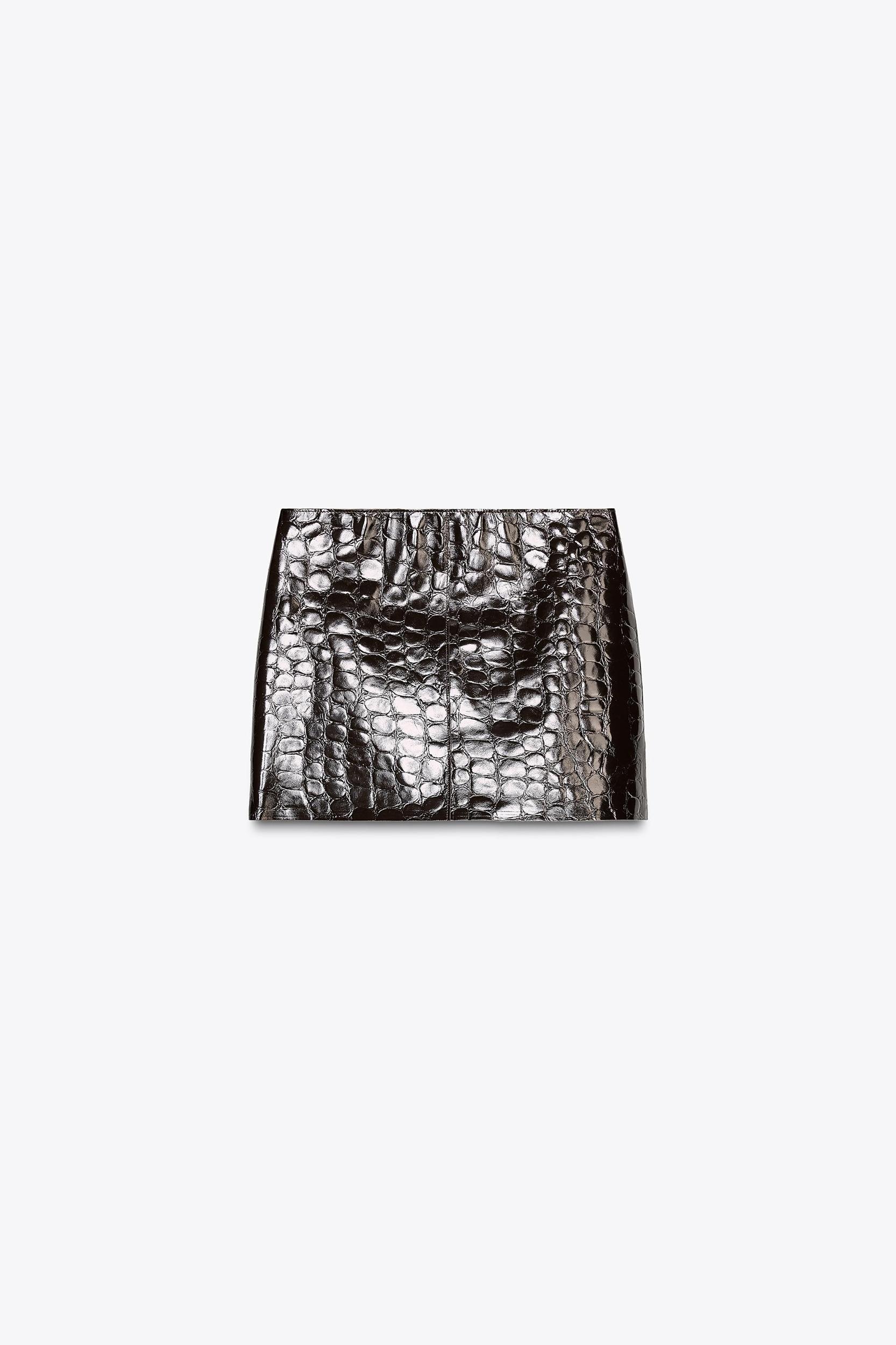 100% LEATHER SKIRT ZW COLLECTION LIMITED EDITION Product Image