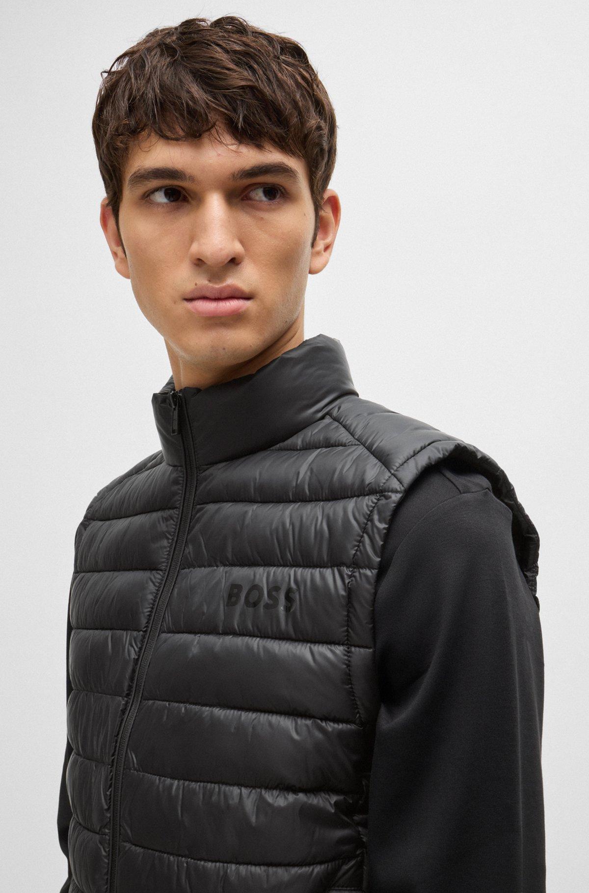 Packable gilet with tonal logo Product Image