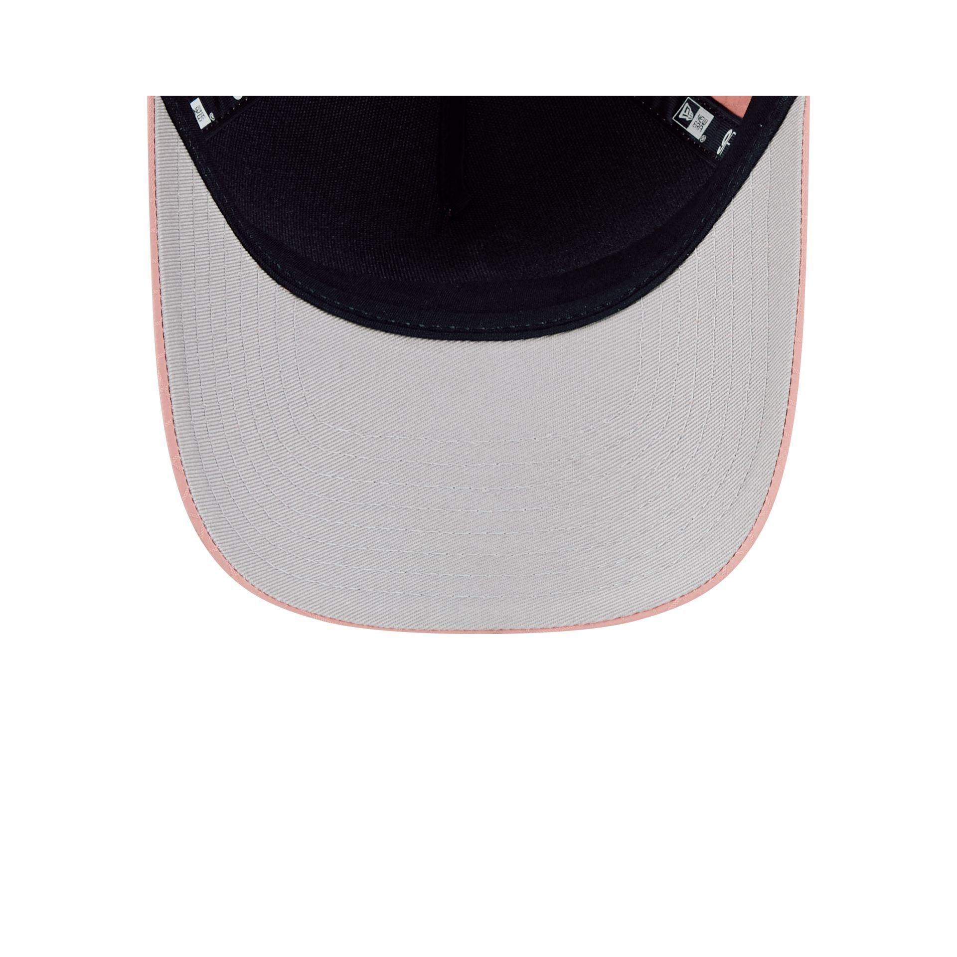 Boston Red Sox Pink Ripstop 9FORTY M-Crown A-Frame Snapback Hat Male Product Image