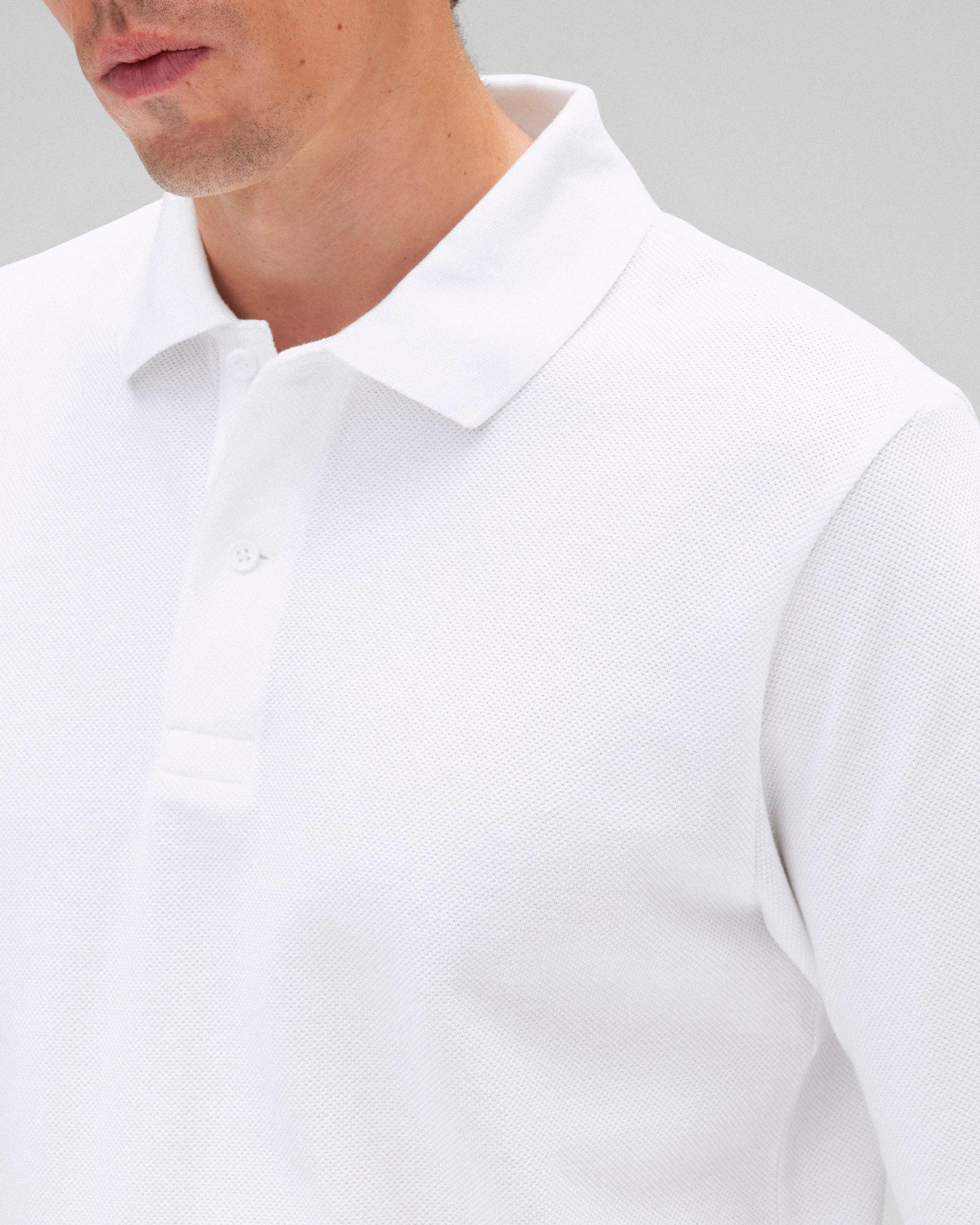 Athletic Pique Academy Standard Long Sleeve Polo Male Product Image