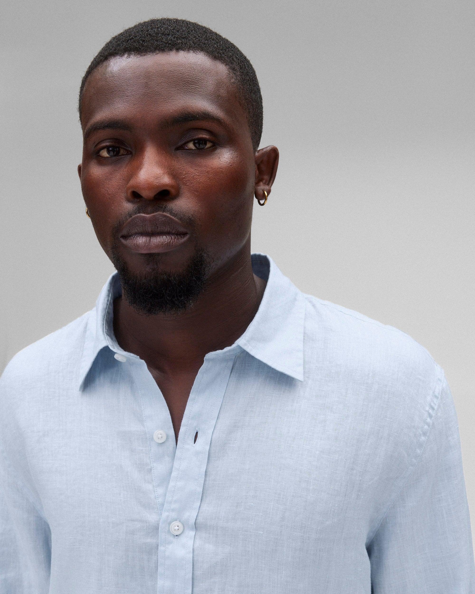 Linen Palermo Shirt Male Product Image
