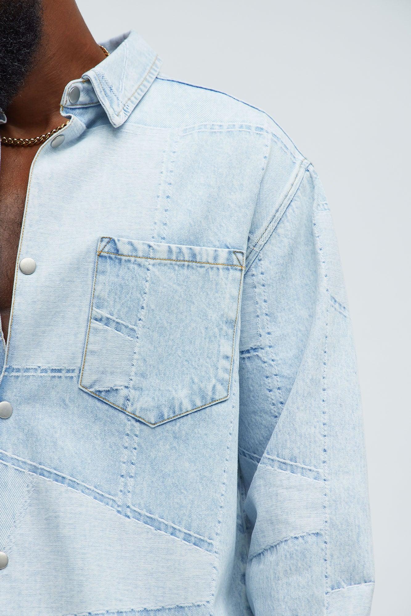 Verdugo Denim Long Sleeve Shirt - Light Blue Wash Product Image