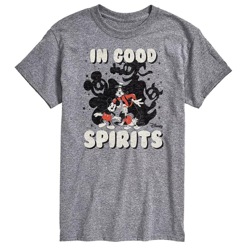 Disneys Mickey Mouse & Friends Big & Tall In Good Spirits Graphic Tee, Mens Product Image