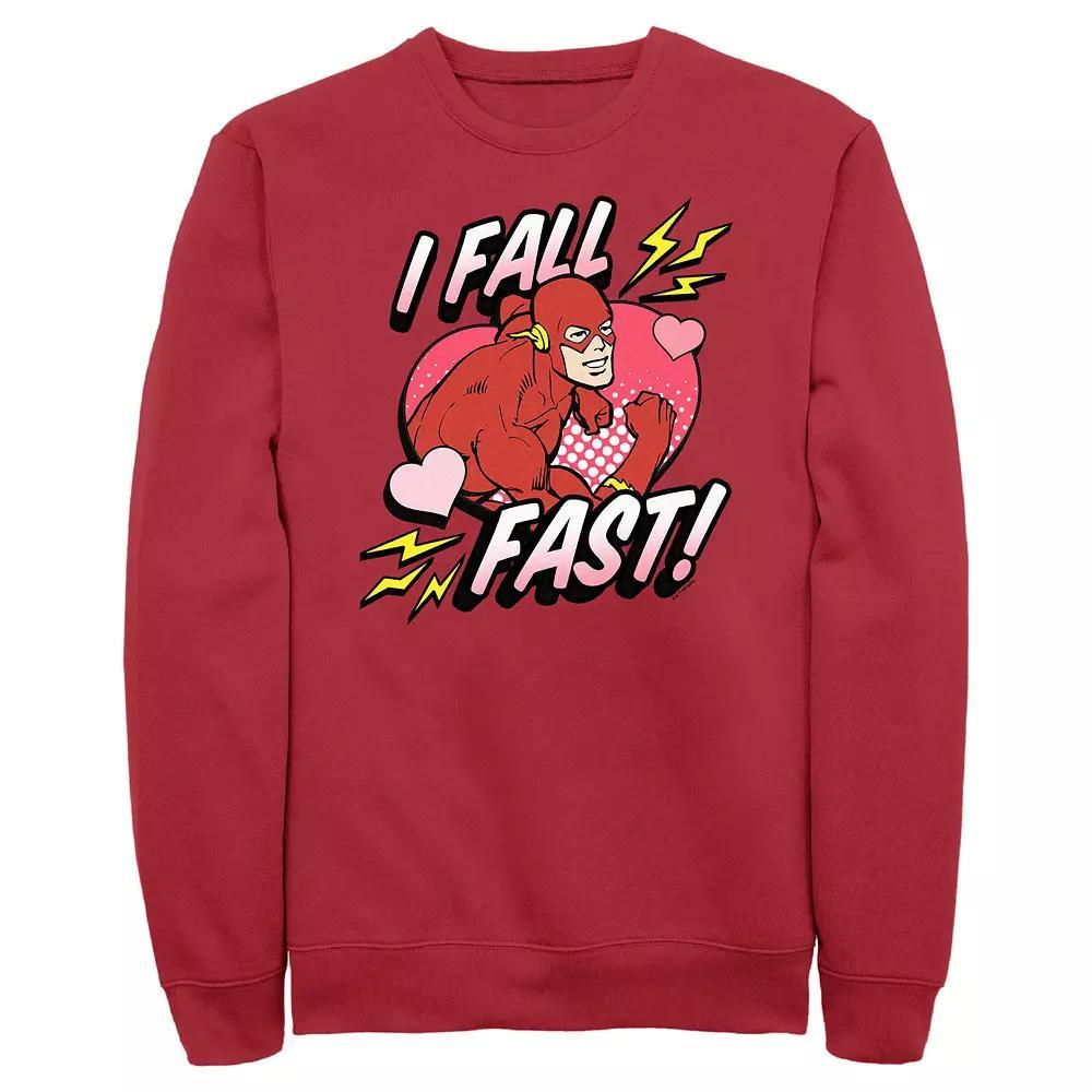 Men's Flash I Fall Fast Graphic Fleece, Size: XL, Red Product Image