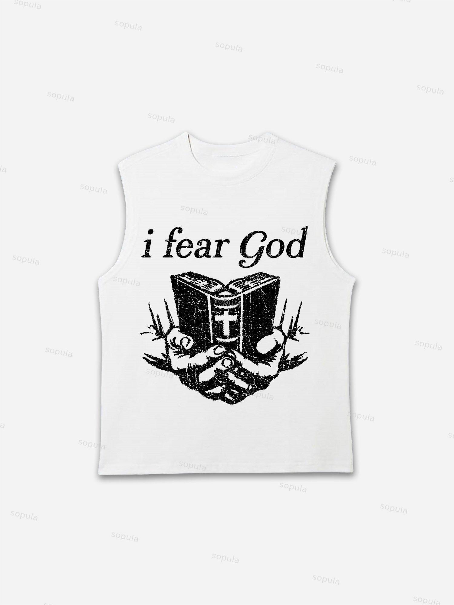 I Fear God Graphic Print Tank Top Product Image