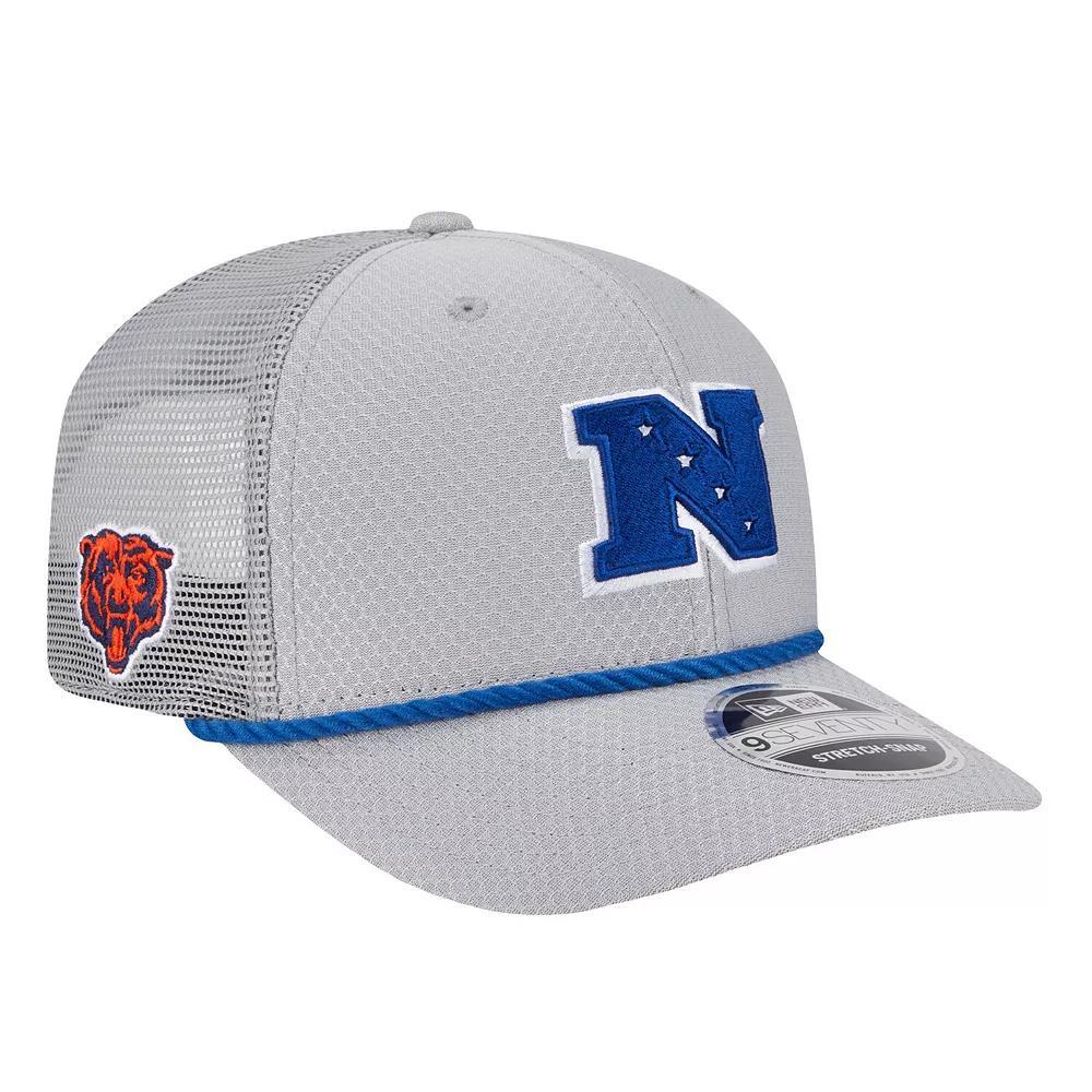 Mens New Era Gray Chicago Bears 2025 Pro Bowl 9SEVENTY Stretch-Snap Hat Product Image