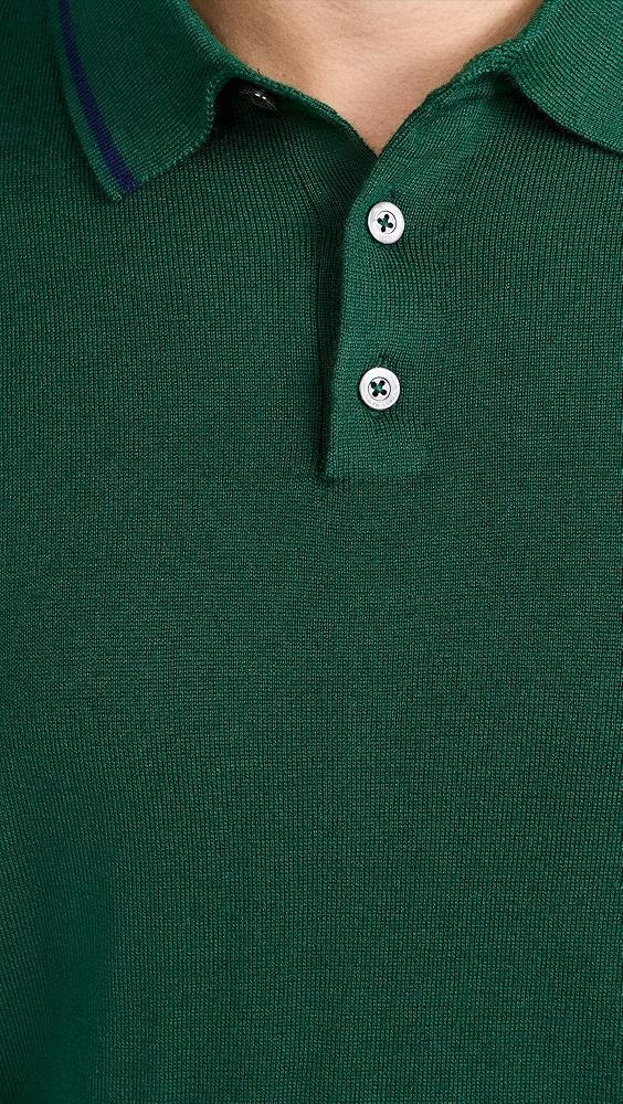 RLX Ralph Lauren Long Sleeve Merino Coolmax Collared Sweater | Shopbop Product Image