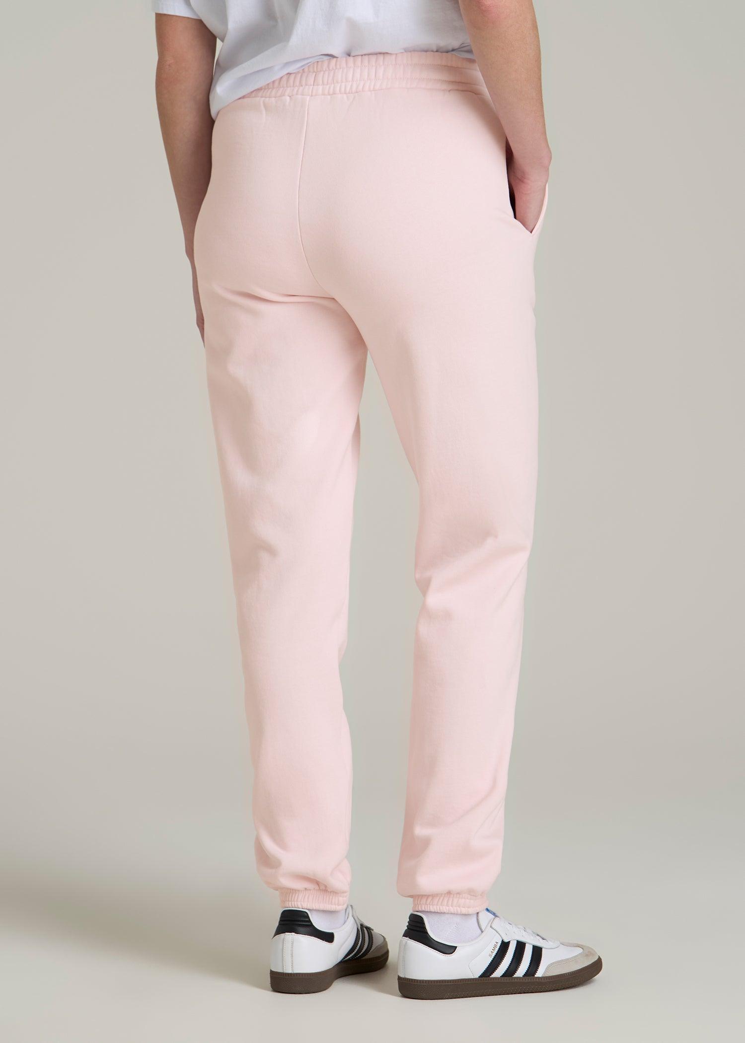 Wearever Fleece Relaxed Women's Tall Sweatpants in Barely Pink Product Image