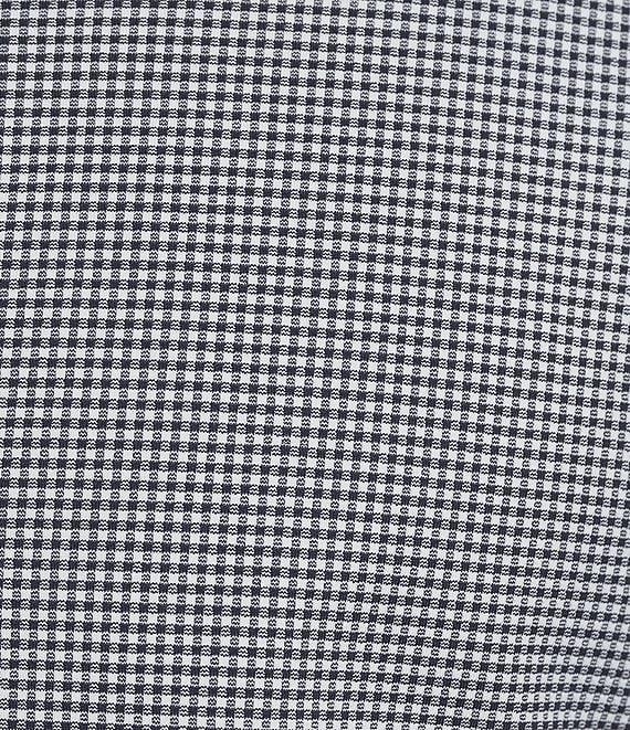 Roundtree & Yorke Performance Long Sleeve Mini Check Coat Front Shirt Product Image