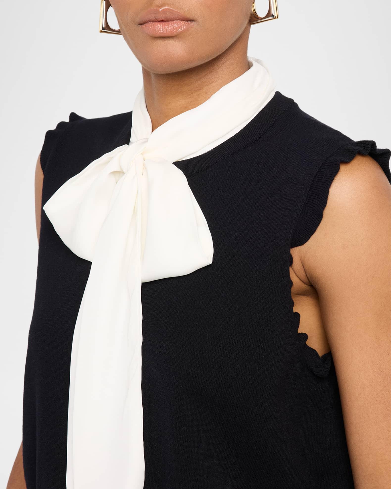 Chiara Sleeveless Tie-Neck Top  Product Image