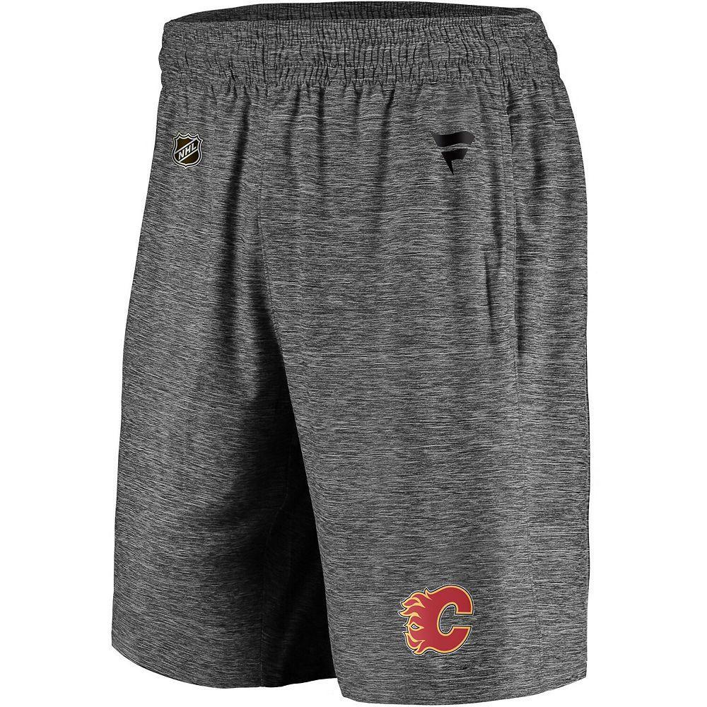 Men's Fanatics Gray Calgary Flames Authentic Pro Off-Ice Shorts, Size: XL, Flm Grey Product Image
