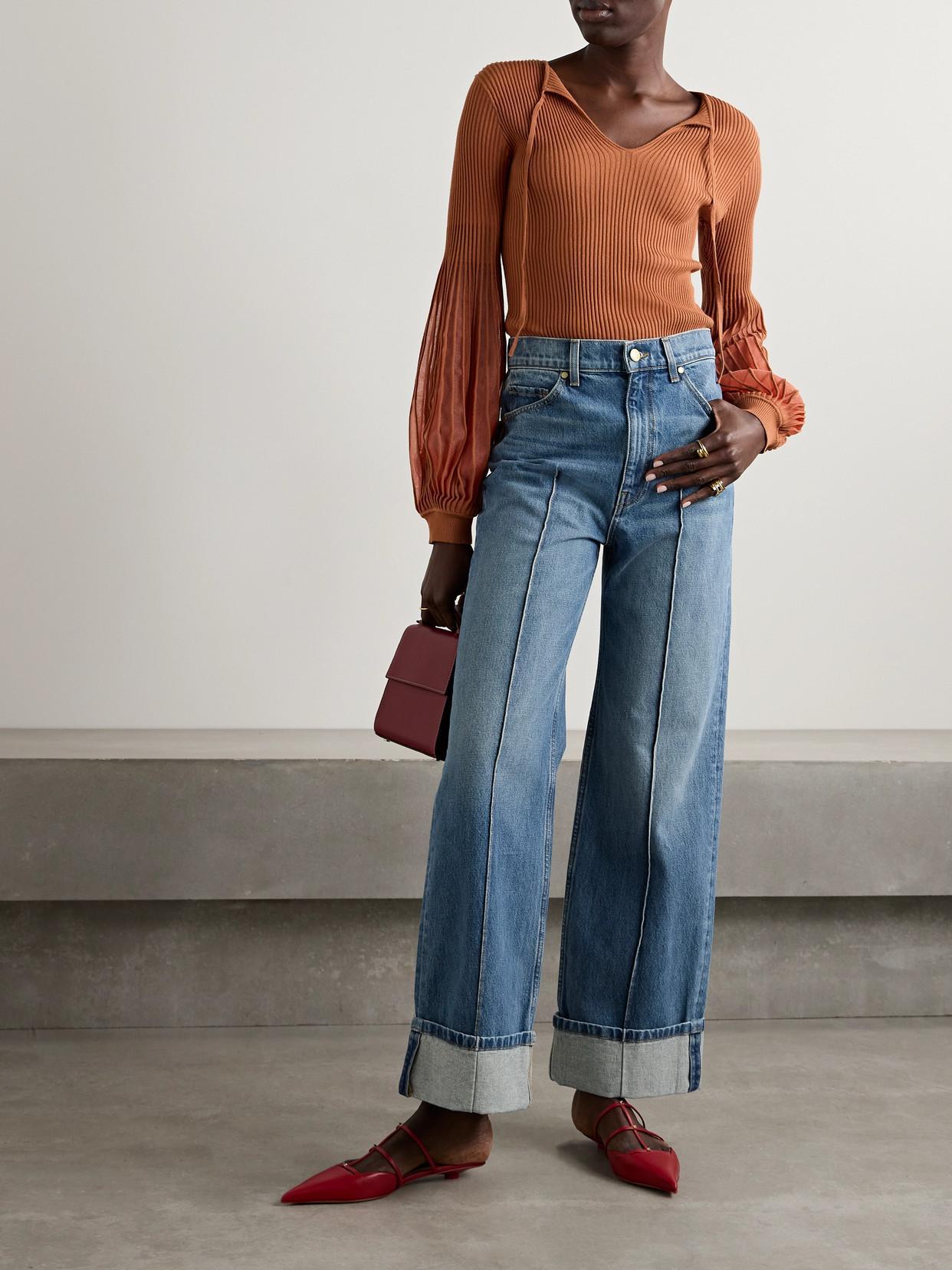 ULLA JOHNSON The Genevieve Jean In Medium Wash Product Image