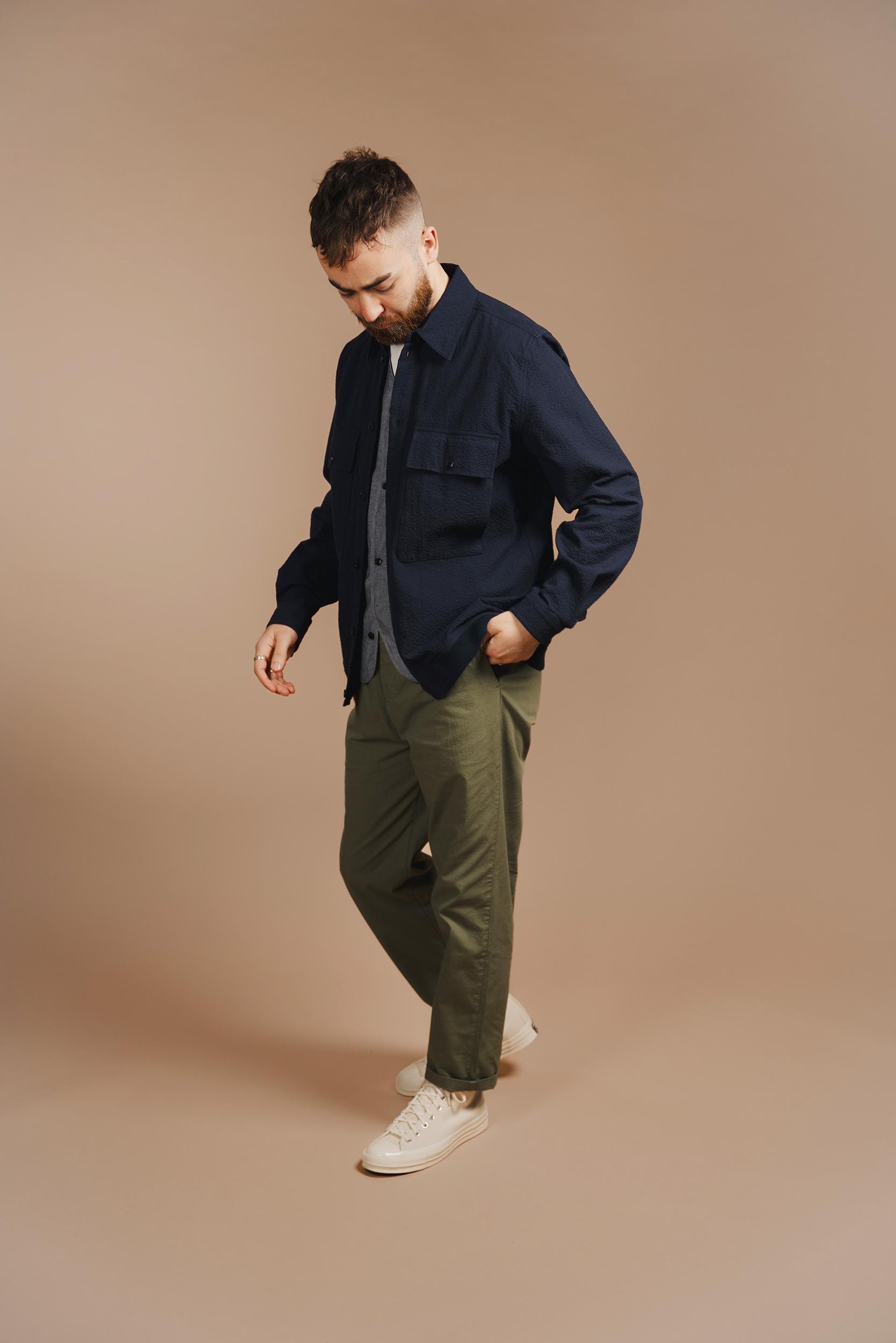 Archive Seersucker Photographer Overshirt Product Image