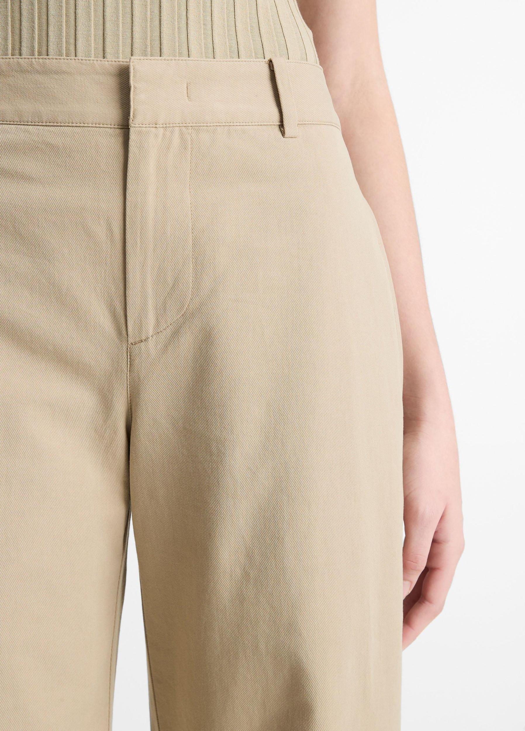 Womens Cotton Low-Rise Wide-Leg Pant, Mojave, Size 8 Vince Product Image