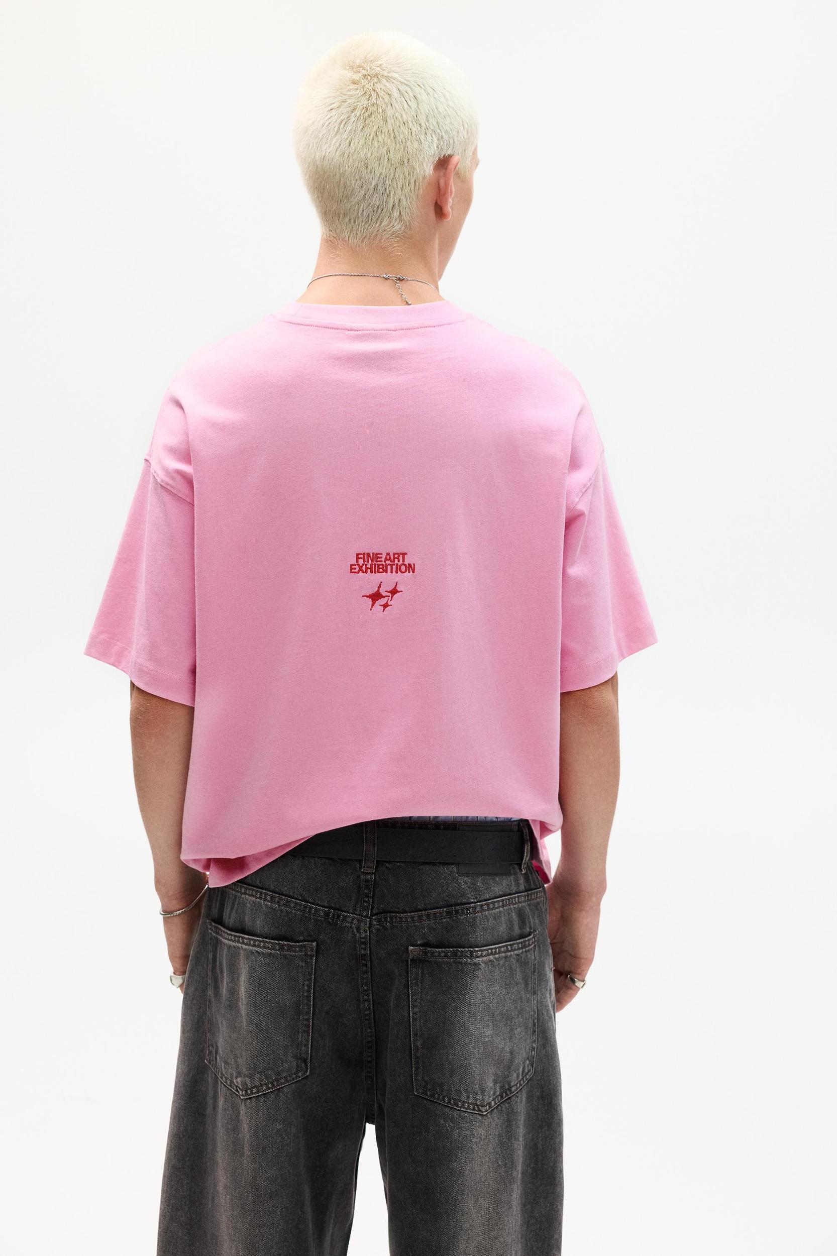 STWD Studio pink T-shirt Product Image